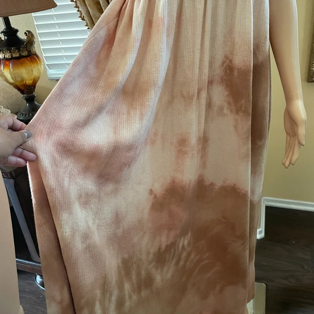 Zara Tie Dye MIDI/ Maxi Dress - Picture 12 of 12